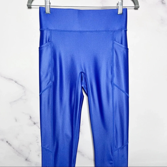 Bandier All Access Center Stage Blue Shine Leggings - Picture 5 of 12